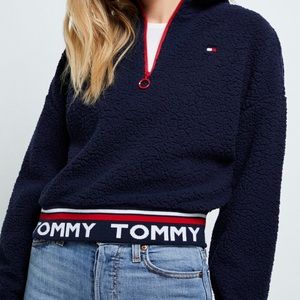 Tommy Hilfiger Sherpa Half Zip Sweatshirt